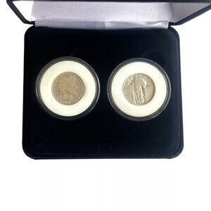 The Last Barber Quarter 1916 & Last Standing Liberty Quarter 1930 Set